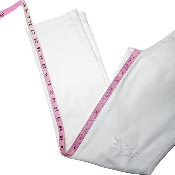 Pilcro And The Letterpress Women Jeans, Distressed Slim Boyfriend Jeans, Sz 30 - Picture 5 of 10